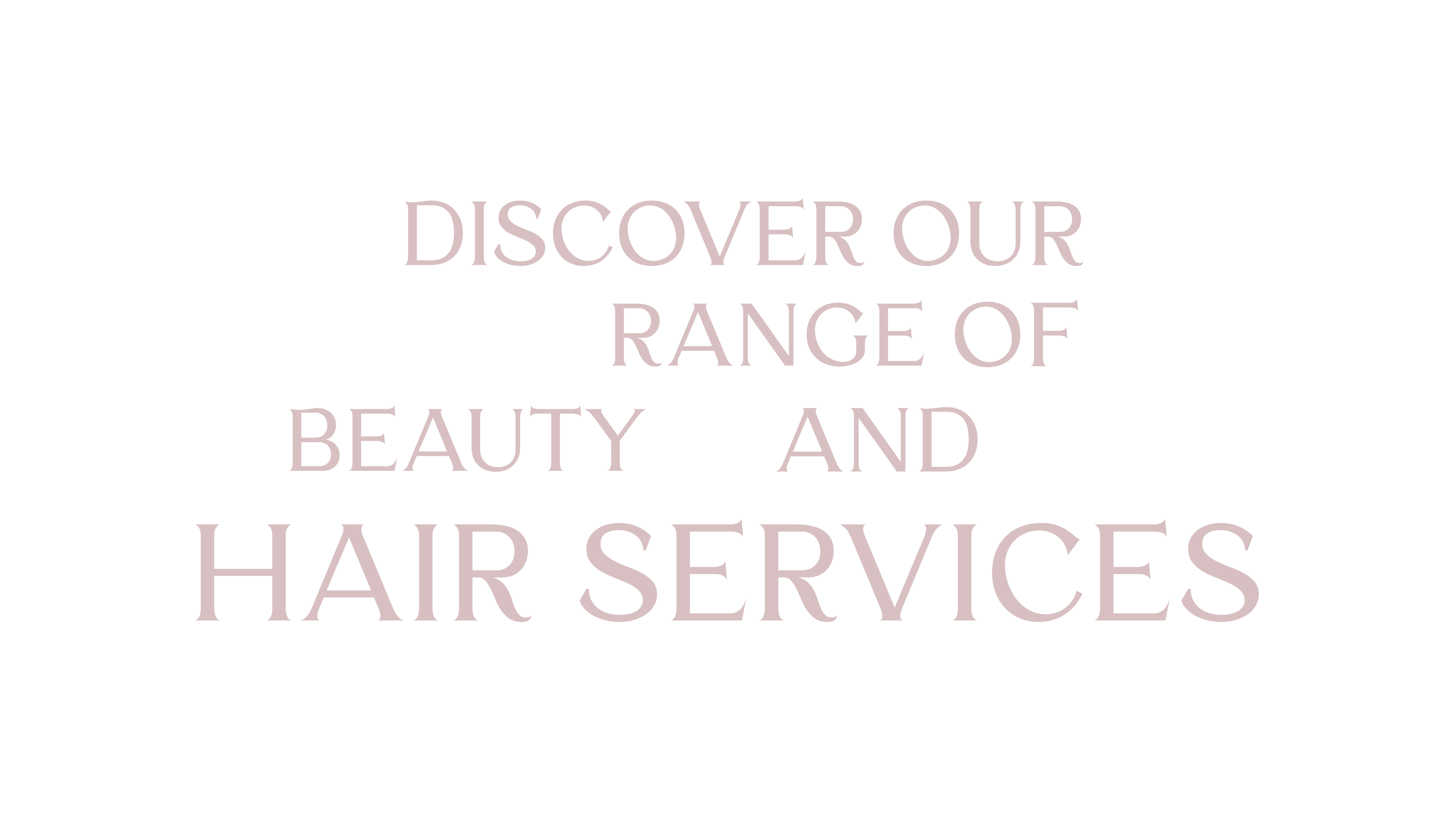 beauty and hair services